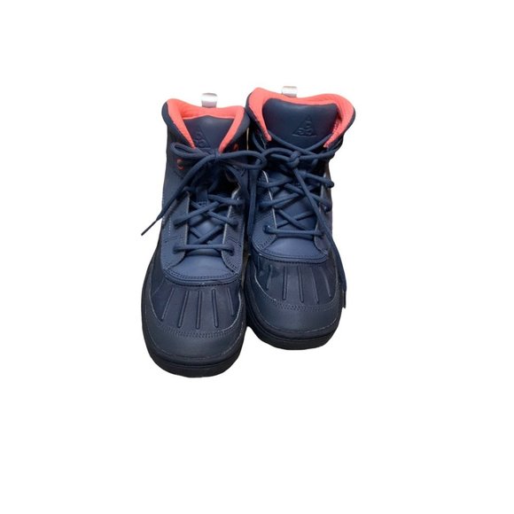 NIKE ACG Girls All Weather Blue & Pink Rubber Sole Waterproof High Top Boot-Sz 2 - Picture 5 of 15